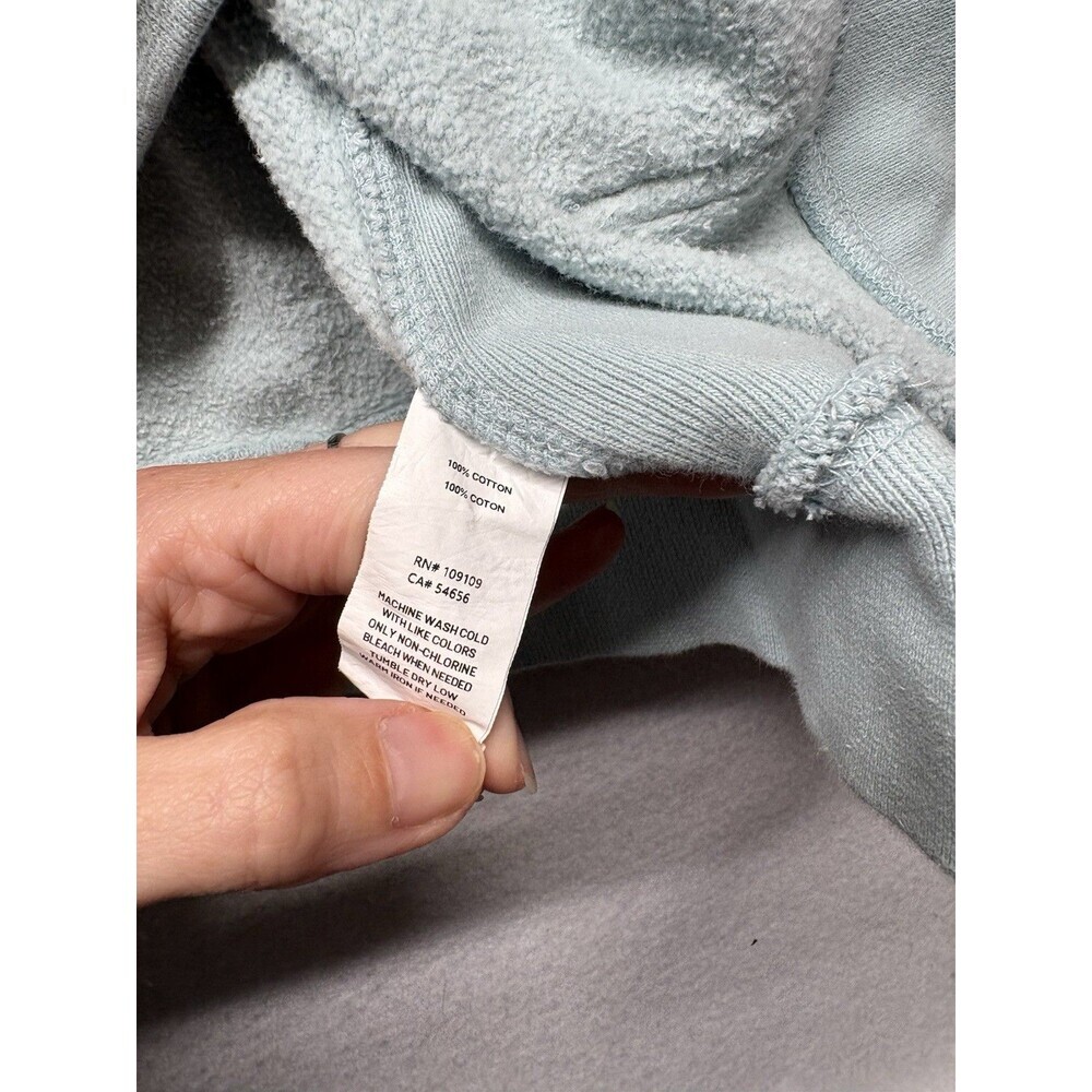 Life Is Good Light Blue Hoodie Womens Size XL Sweatshirt Spread Good News - Picture 3 of 5